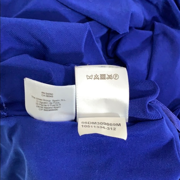 Anne Klein royal blue slip on sleeveless dress - Picture 7 of 8